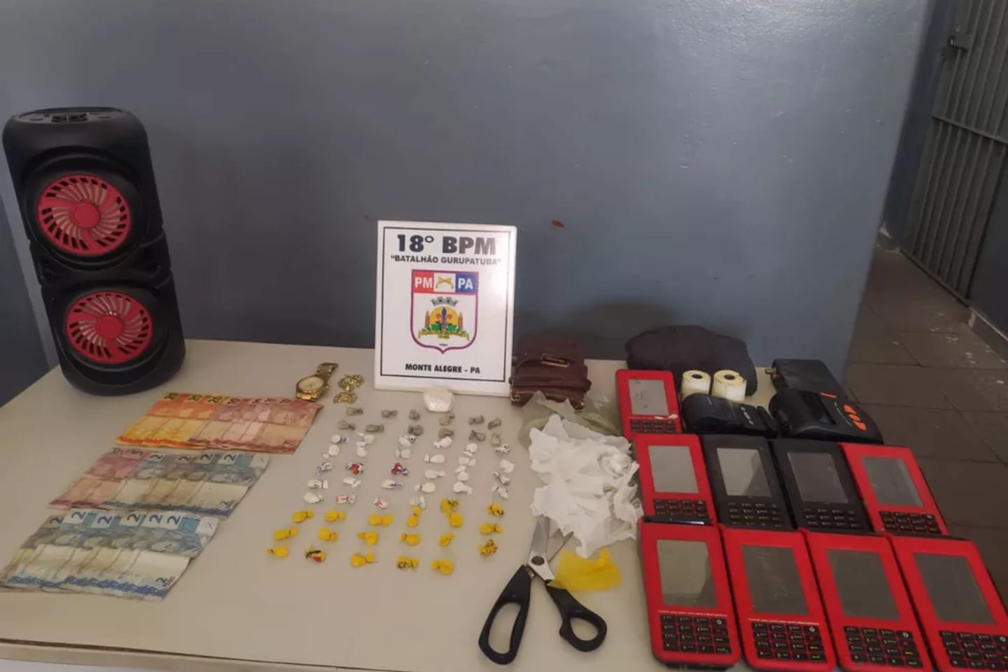 Homem é preso com drogas e máquinas de jogos de azar no Pará