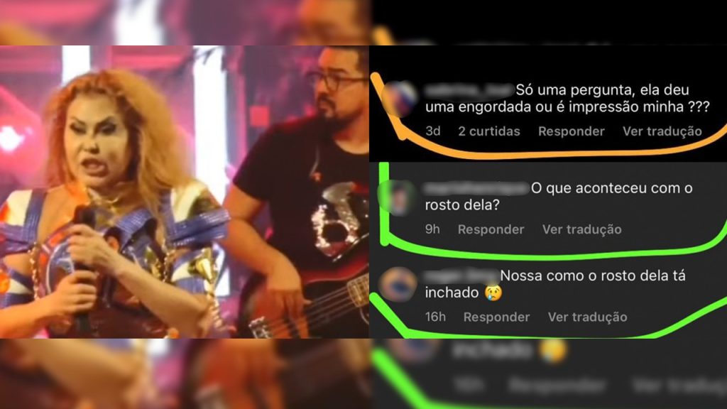 Joelma aparece com o rosto inchado em Parauapebas: ‘sequelas da covid’