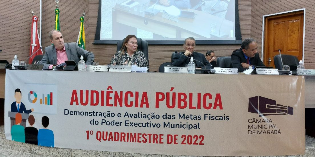 Prefeitura de Marabá apresenta prestação de contas do 1º quadrimestre