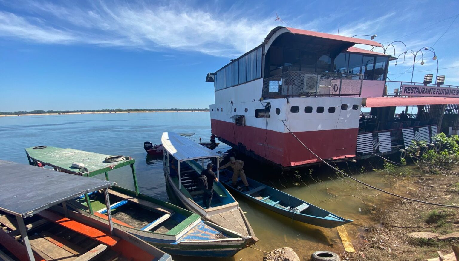 Corpo masculino é arrastado pela correnteza no Rio Tocantins, em Marabá