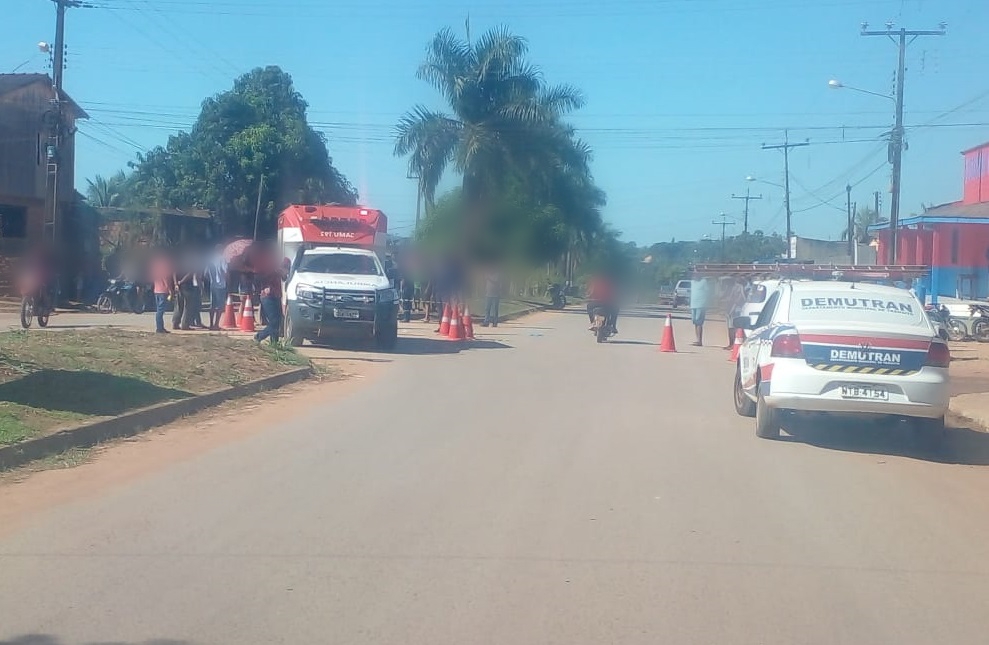 Acidente entre moto e carro deixa uma pessoa ferida no sudoeste do Pará