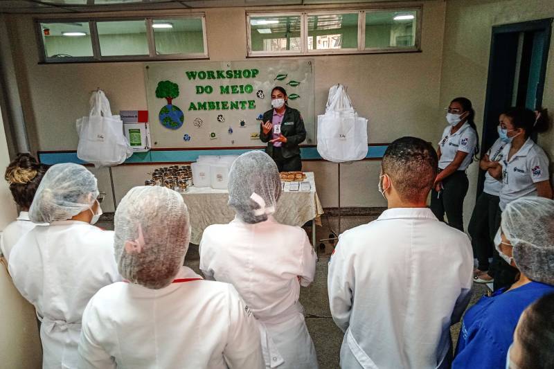 Com workshop, Hospital Regional de Marabá estimula a sustentabilidade
