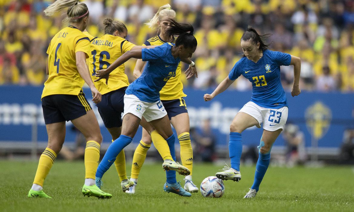 Brasil perde da Suécia em último jogo antes da Copa América Feminina