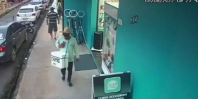 Criminoso se disfarça de vendedor de geladinho para praticar assaltos no Pará