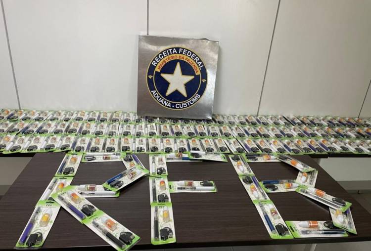 Receita Federal apreende carga com cigarros eletrônicos no Pará