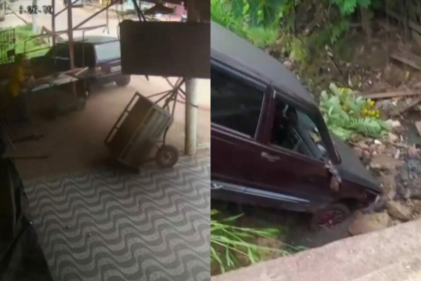 Motorista perde controle de veículo e cai em córrego no Pará