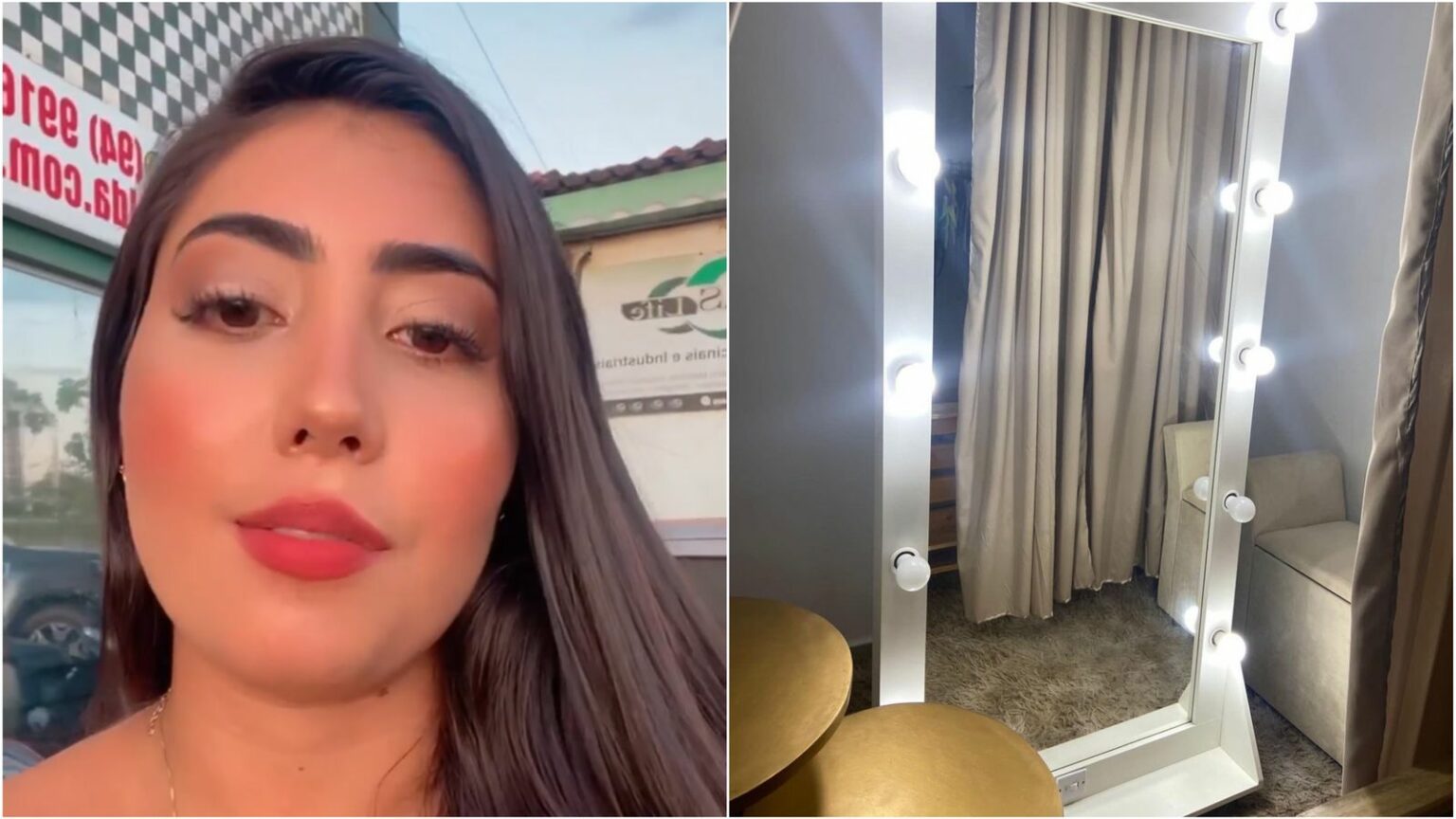 Influencer denuncia golpe em compra de espelho planejado em Marabá