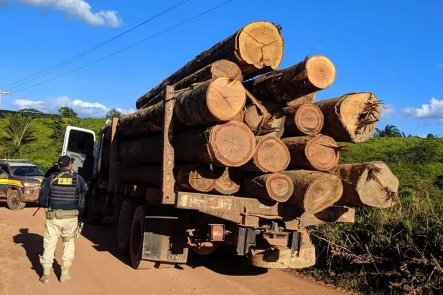 PRF apreende 37 m³ de madeira ilegal no sudeste do Pará