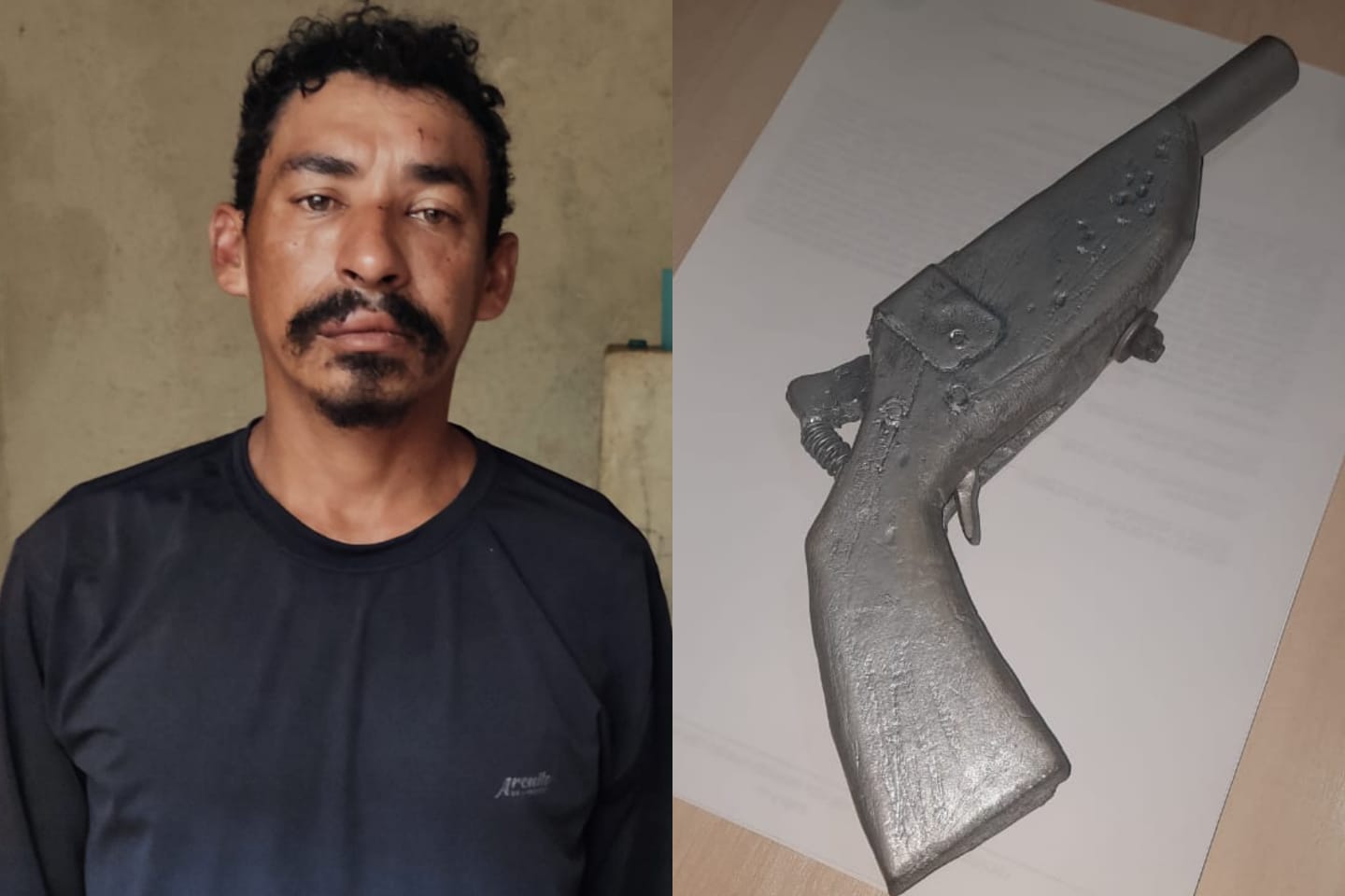 Preso em flagrante por porte ilegal de arma de fogo em Itupiranga