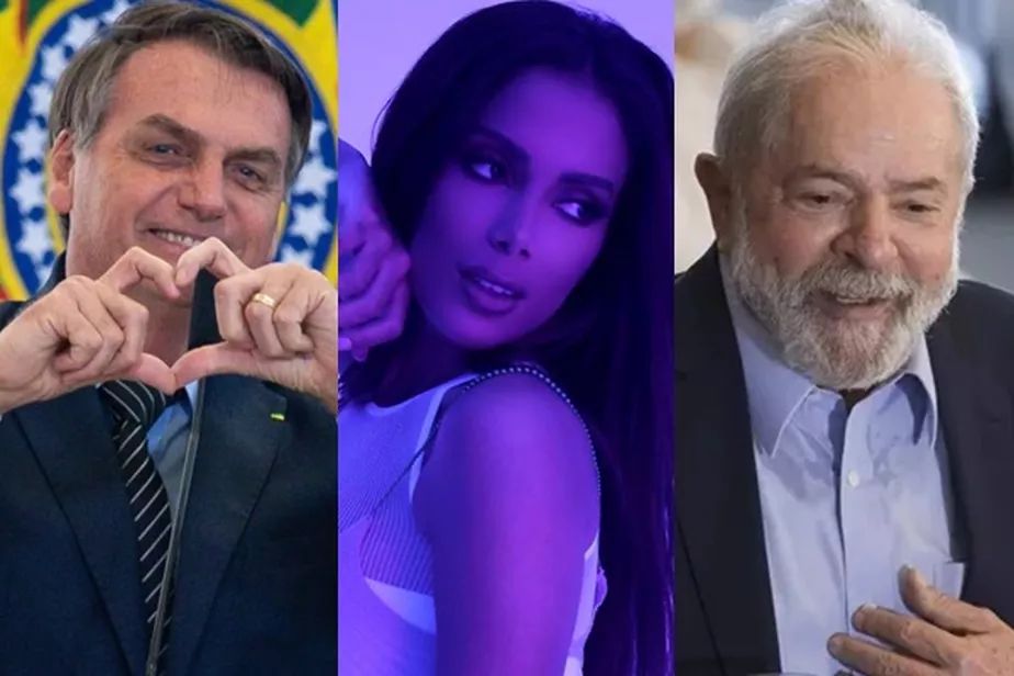 Bolsonaro faturou mais que Lula com declaração do apoio de Anitta ao petista