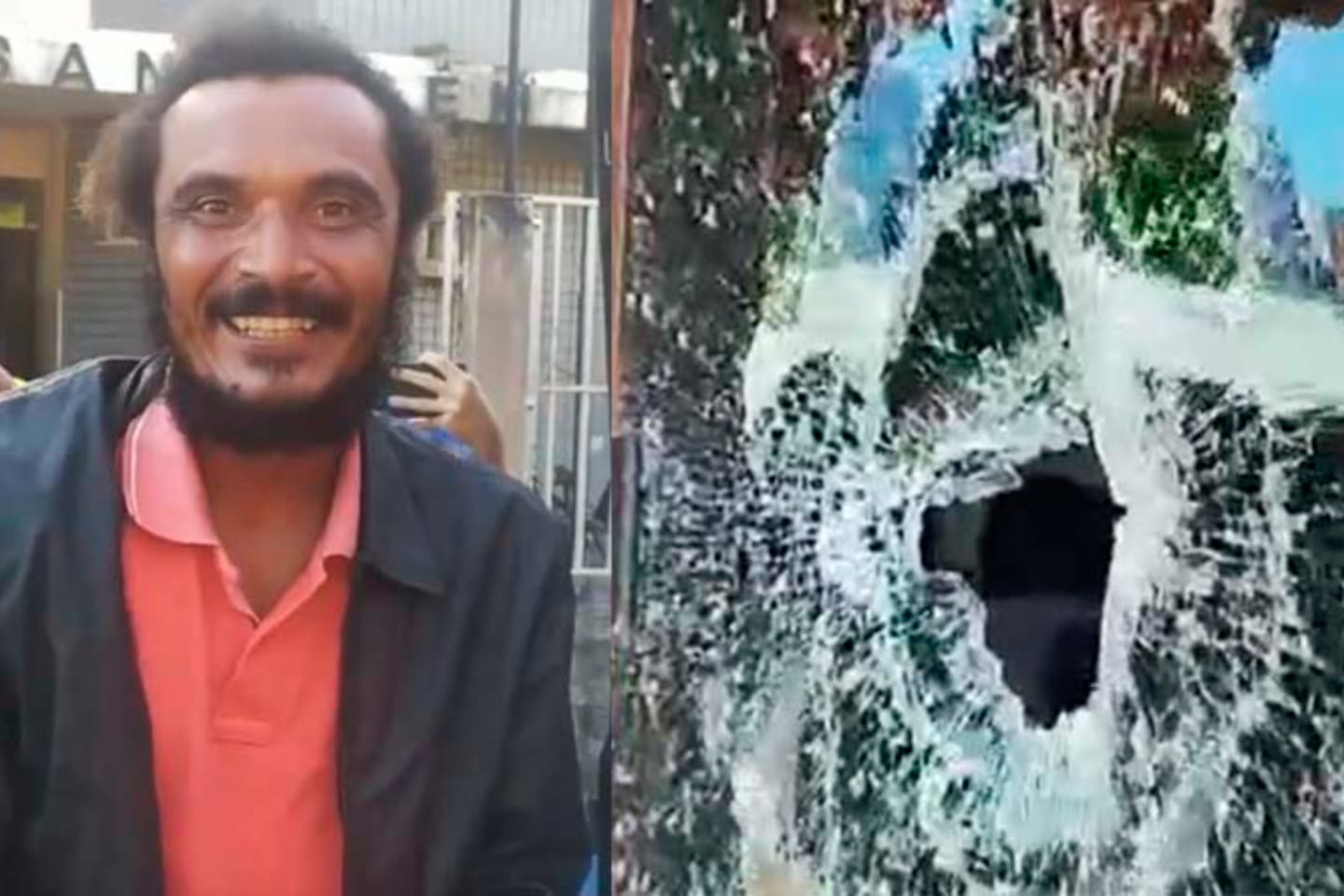 Morador em situação de rua ataca PM Box a pedrada no oeste do Pará