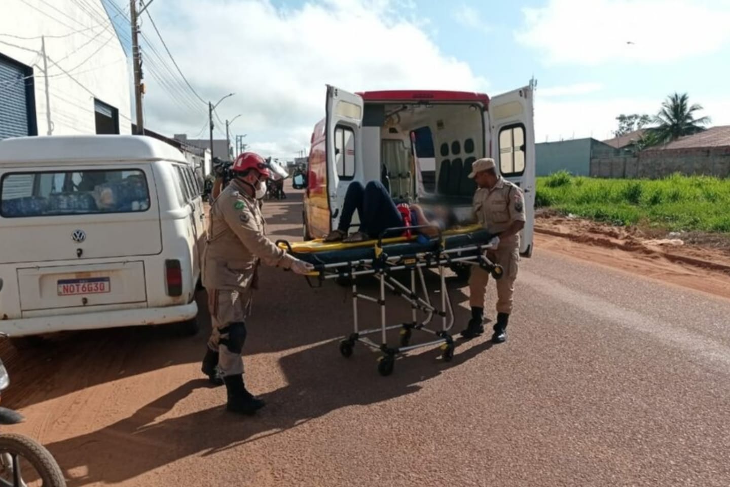Mulher fica ferida após sofrer acidente no Pará