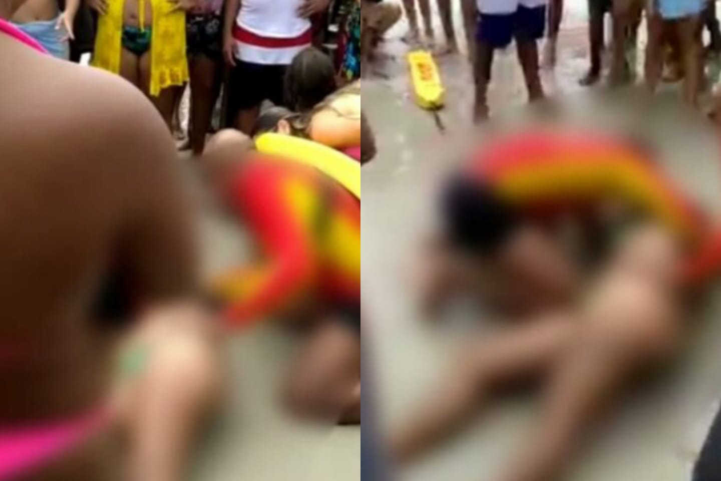 Mulher se afoga em praia e é salva pelos bombeiros no Pará