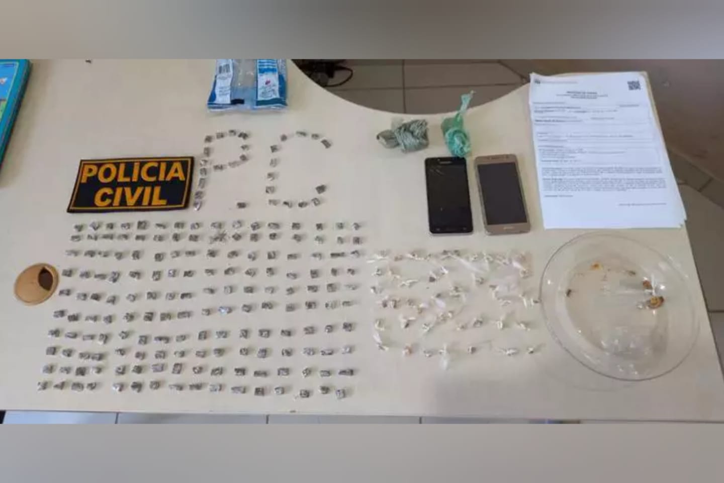 Polícia prende suspeito com mais de 180 porções de drogas no sudeste do Pará
