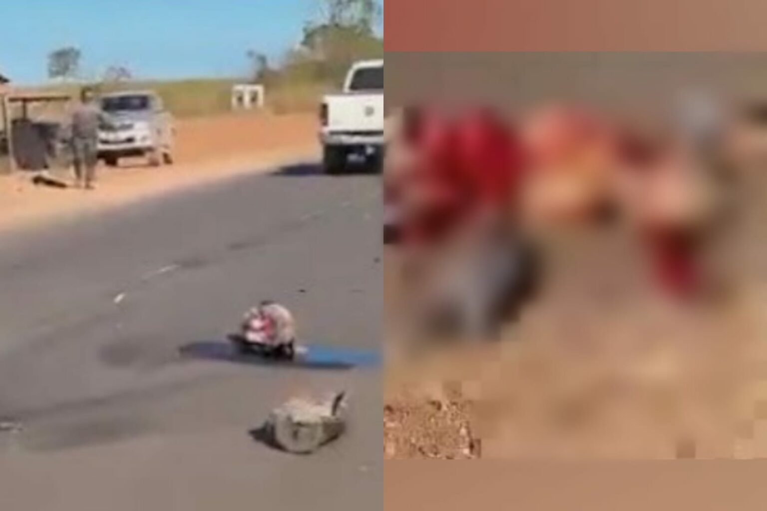 Carreta arrasta e mata idoso em trecho da BR-158 no Pará