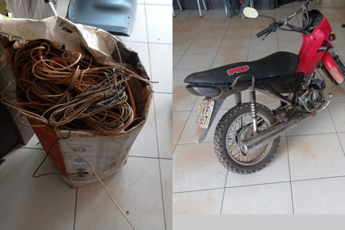Suspeitos de furtar fiação elétrica são presos em flagrante no interior do Pará