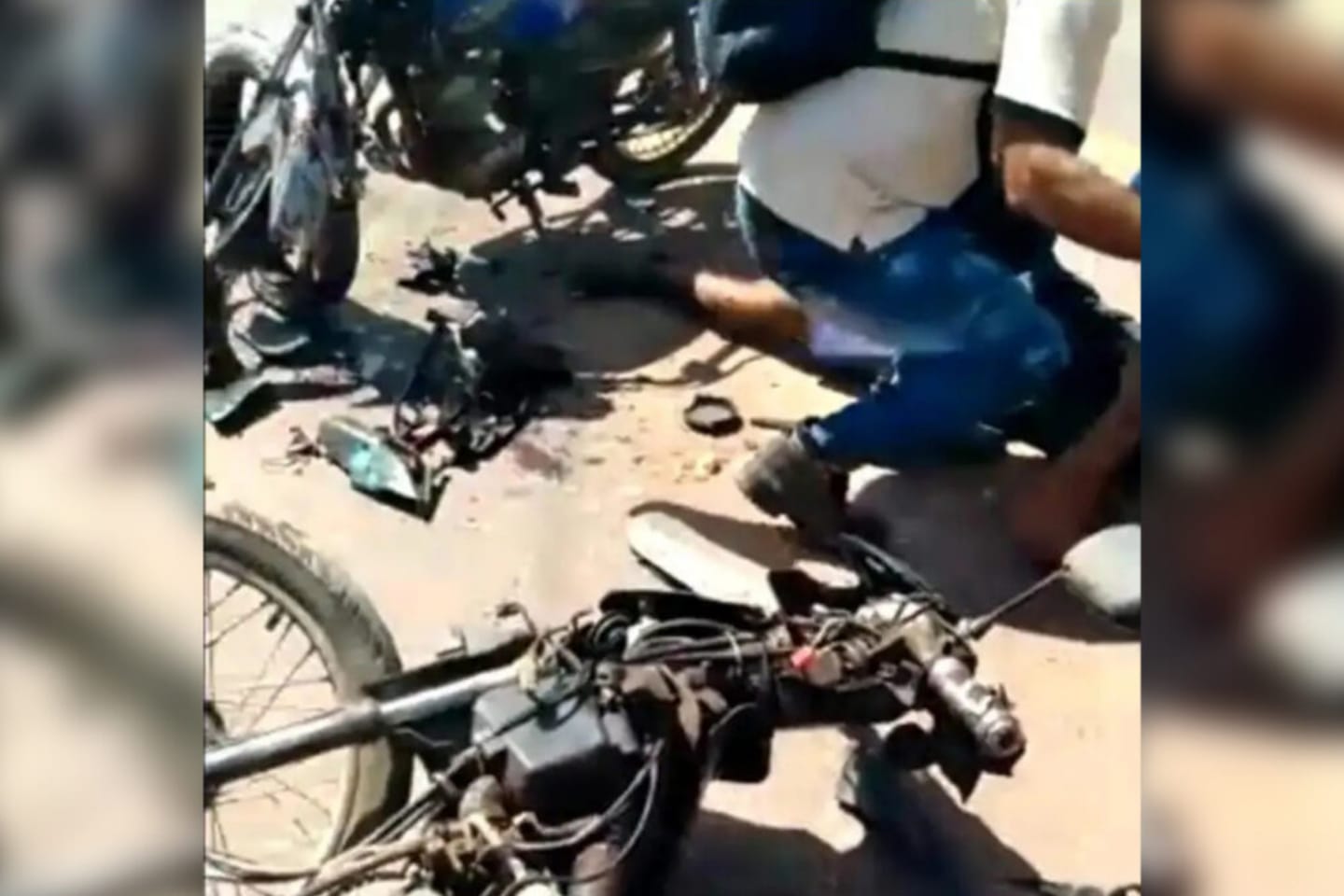 Acidente entre duas motos deixa homem ferido no nordeste do Pará