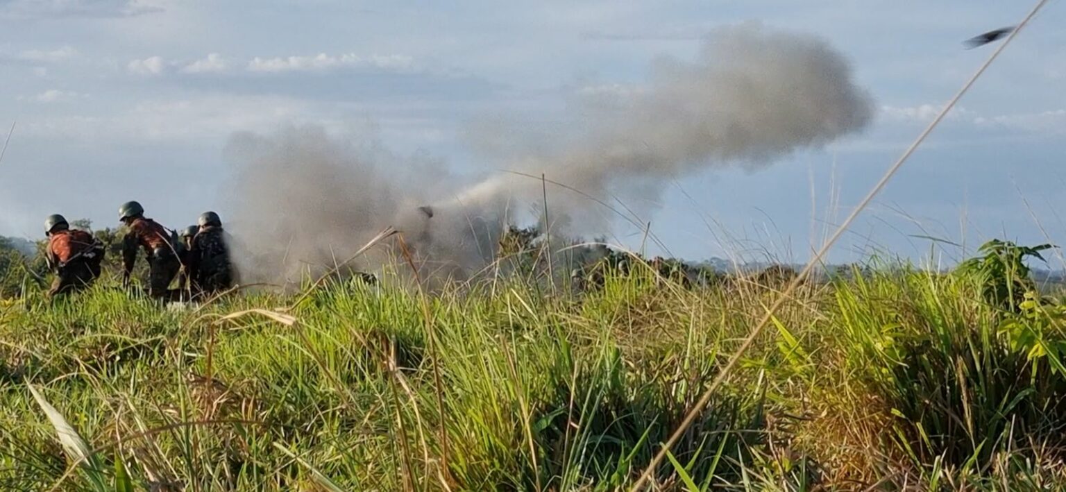 Exército dispara tiros de granada com alcance de 10 km em Itupiranga