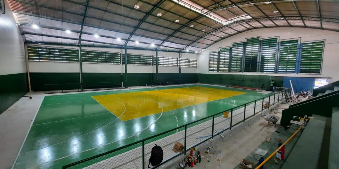 Obras do Ginásio Osorinho, em Marabá, passam por vistoria final