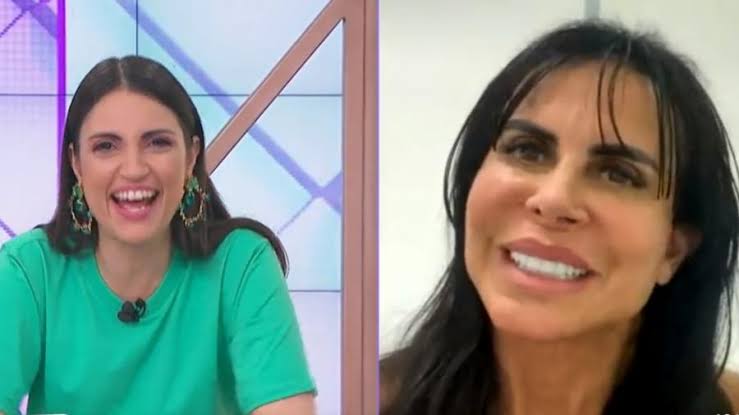 Gretchen aparece sem roupa em entrevista e surpreende apresentadores