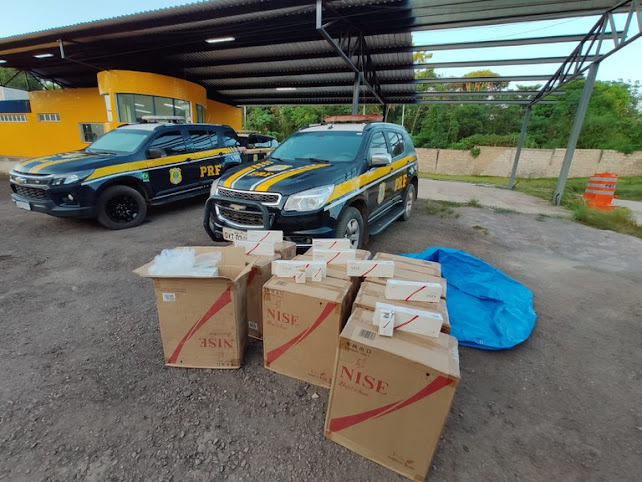PRF apreende 5 mil maços de cigarros contrabandeados no interior do Pará
