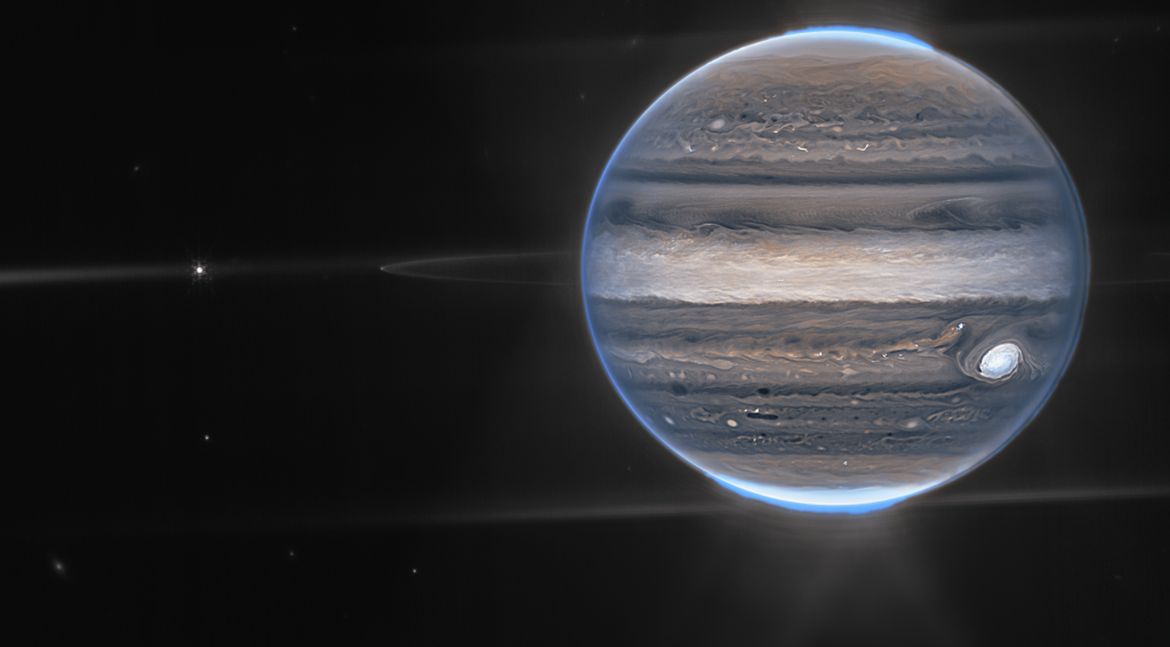 Imagens de telescópio revelam detalhes inéditos do planeta Júpiter