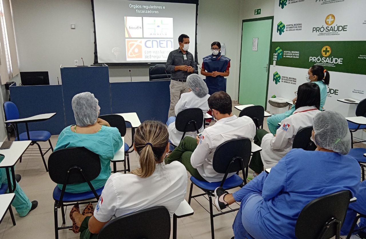Hospital Regional de Marabá realiza treinamento sobre proteção radiológica