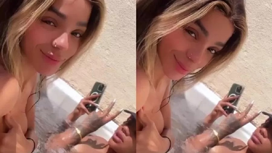 Ludmilla e Brunna fazem topless juntas em banheira: “Só na água”