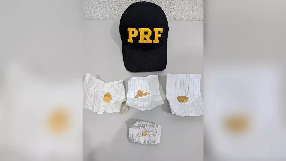 PRF apreende 22 gramas de ouro sem documentação na BR-230