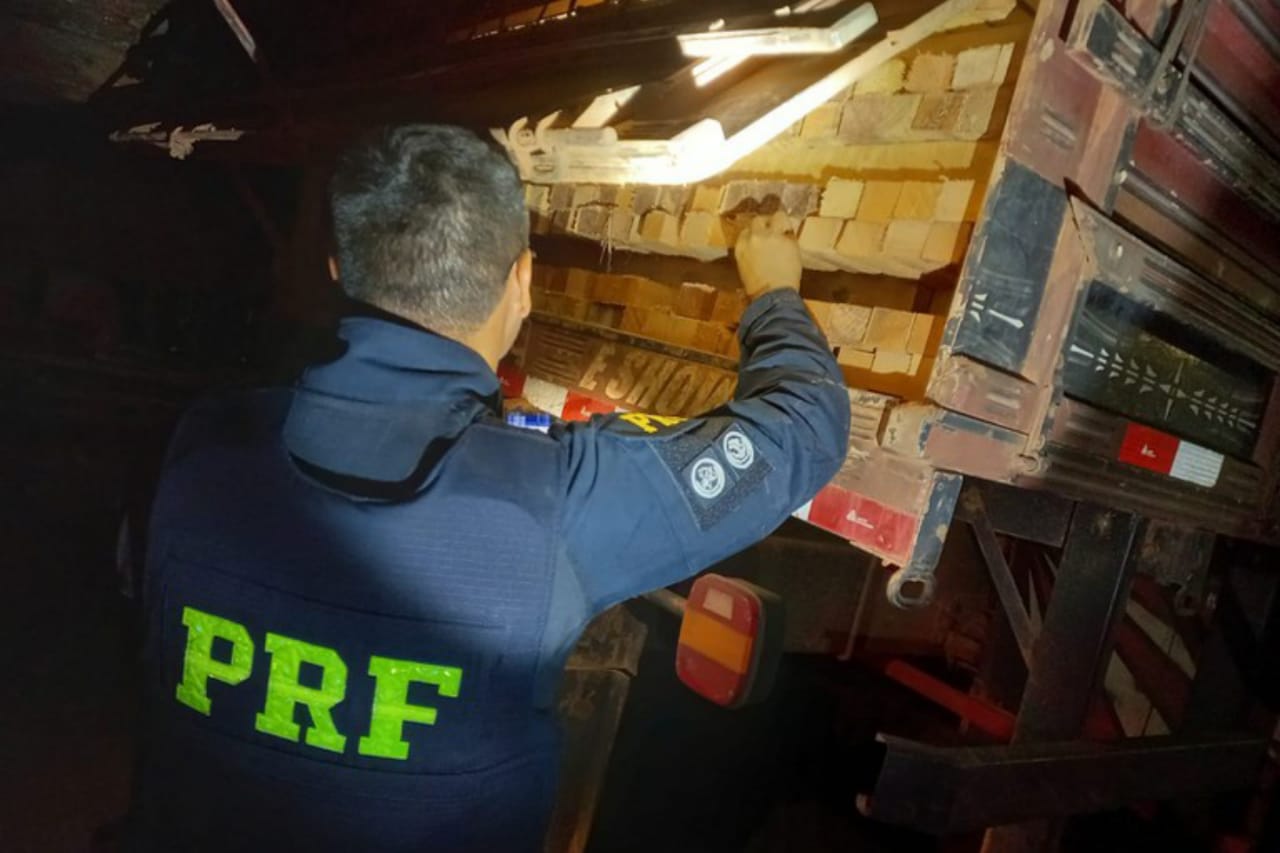PRF apreende cerca de 46 m³ de madeira ilegal no sudeste do Pará