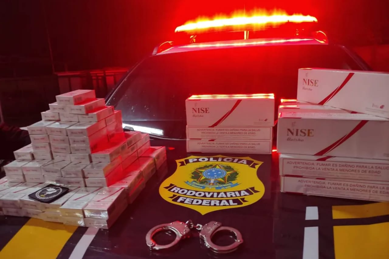 Homem é preso ao tentar transportar maços de cigarros contrabandeados no Pará
