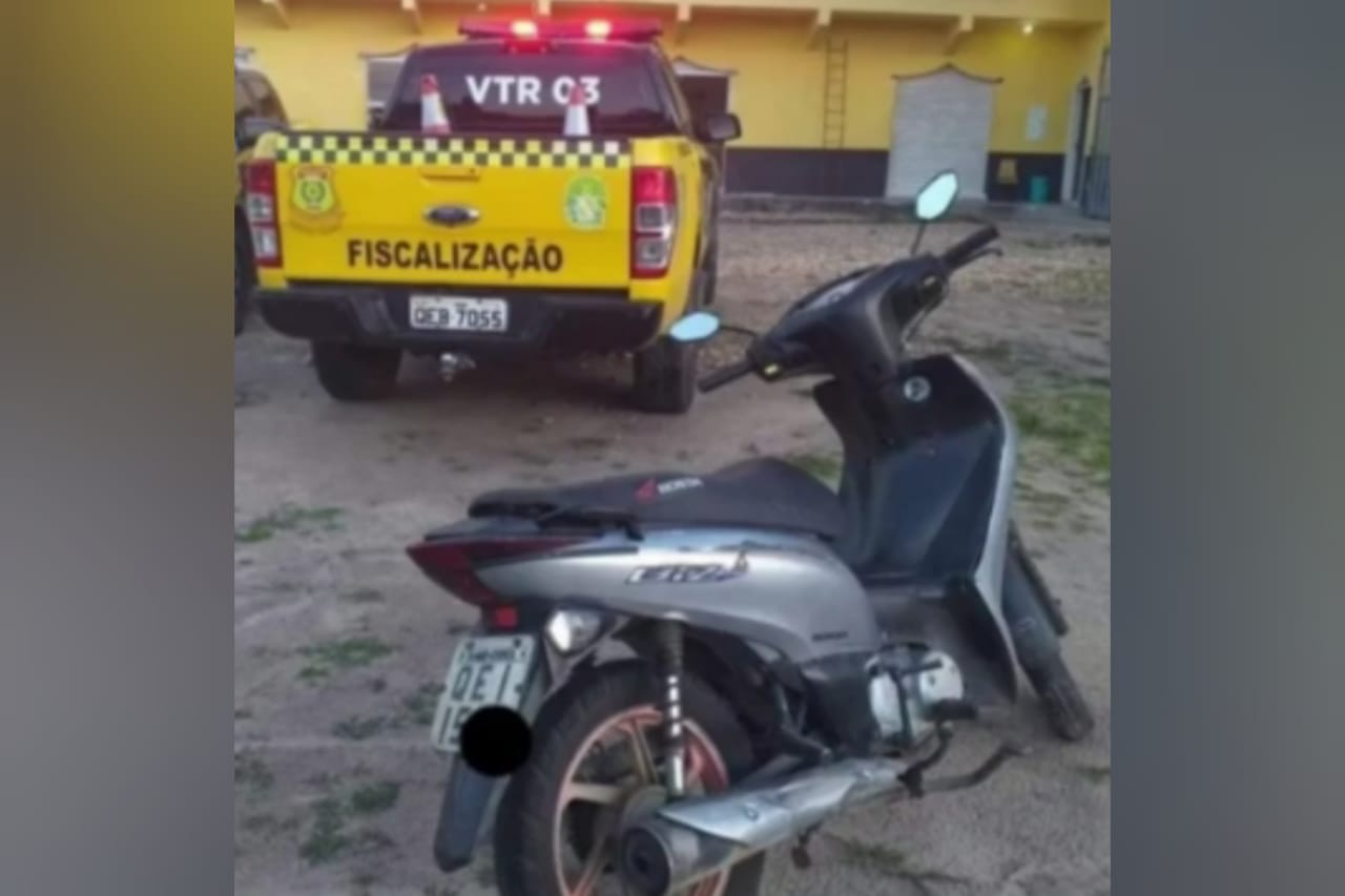 Moto com 229 multas de trânsito é apreendida no Pará