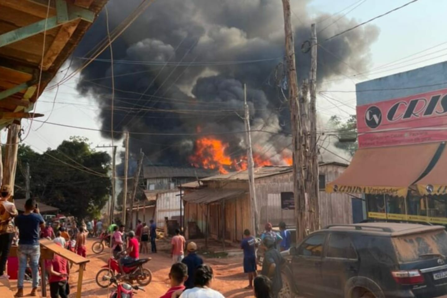 Residências são destruídas por incêndio no sudoeste do Pará