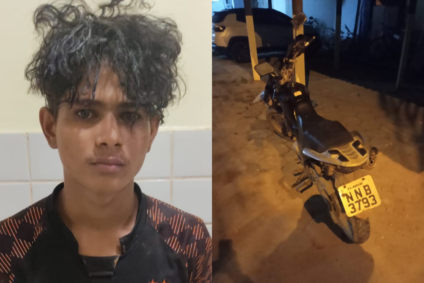 Homem é flagrado com moto roubada em Marabá