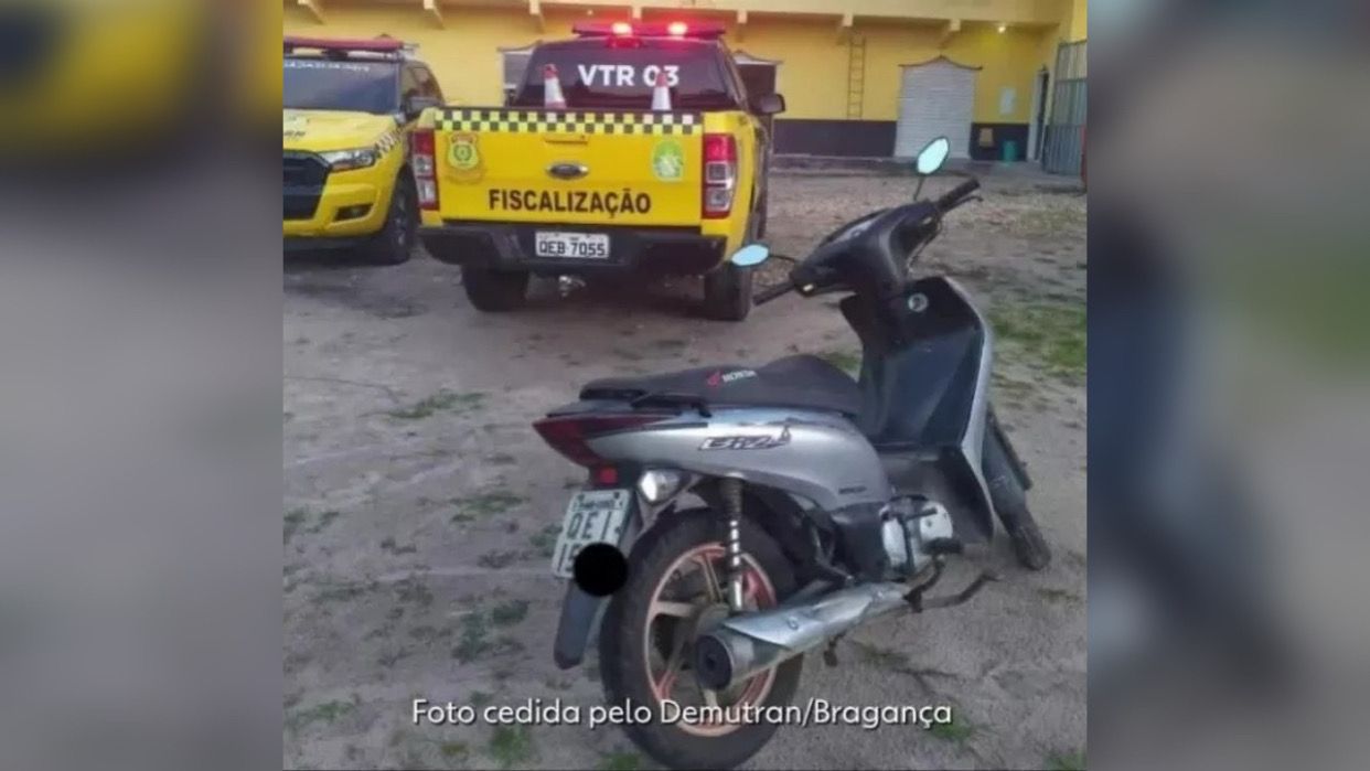 Moto com 229 multas de trânsito é apreendida no nordeste do Pará