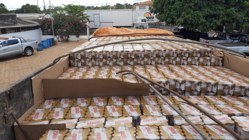 Mais de 60 mil latas de cerveja sem nota fiscal são apreendidas no sudeste do Pará