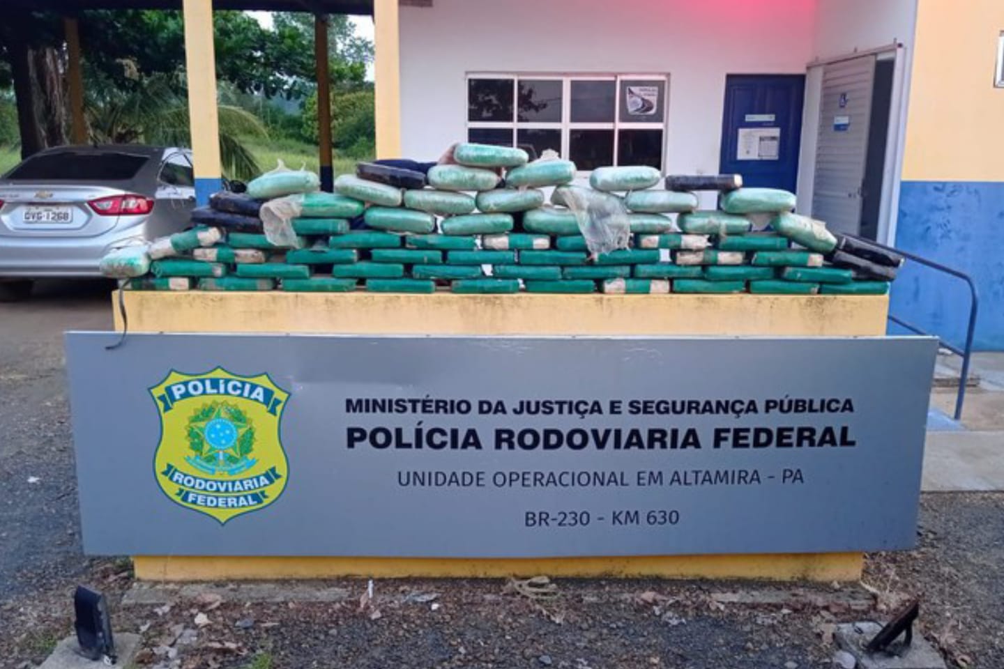 PRF apreende 50 kg de cocaína e 21 kg de skunk no Pará
