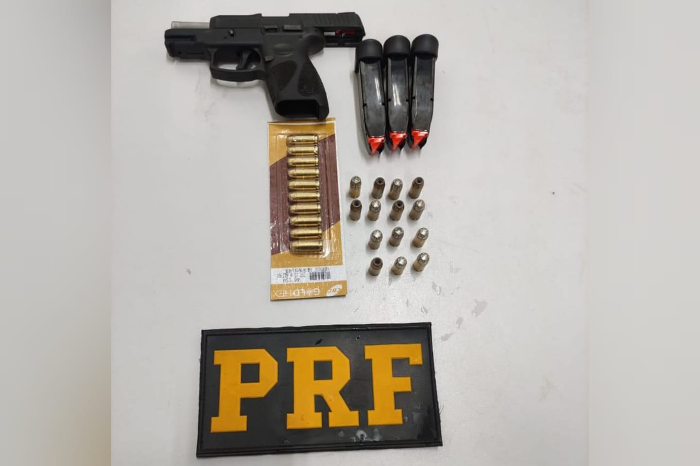 PRF apreende arma de fogo e munições no oeste do Pará