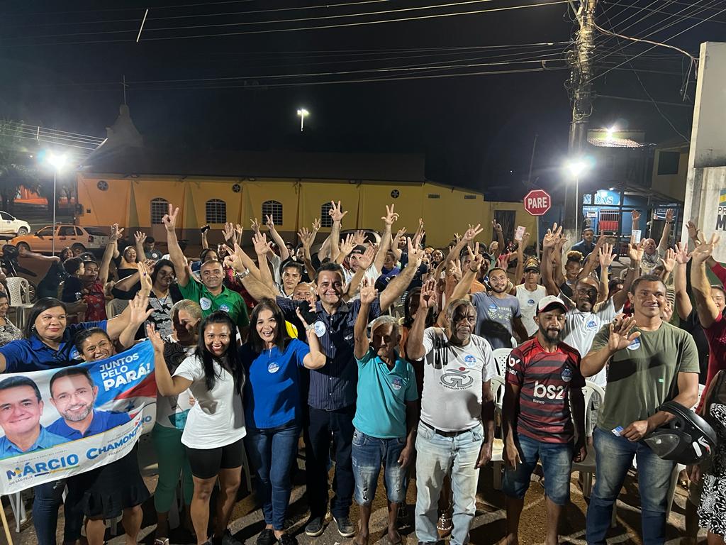 Campanha de Márcio do São Félix adesiva mais de 200 carros em Marabá