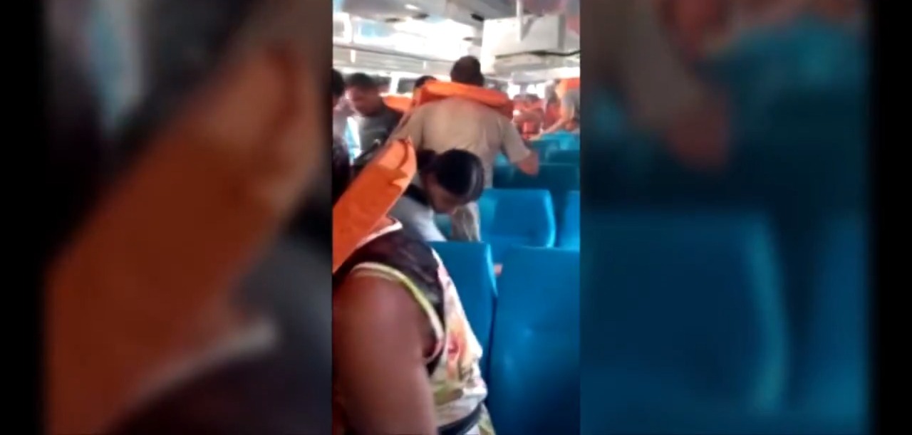 Lancha tem princípio de incêndio e passageiros entram em pânico no Pará
