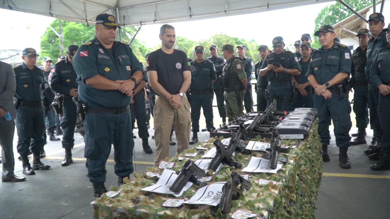 Polícia Militar do Pará recebe 2,5 mil novas armas