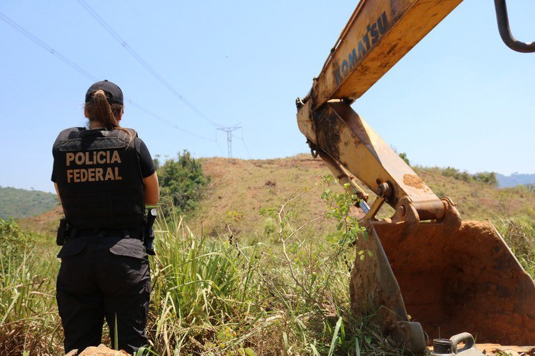 PF desmonta garimpo ilegal no sudeste do Pará