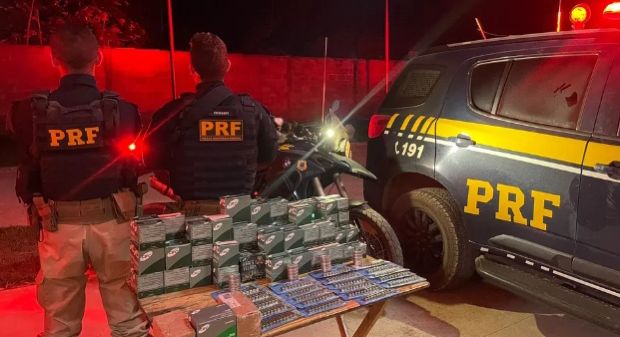 Carro fica sem gasolina e motorista acaba preso com quase 2 mil munições no Pará