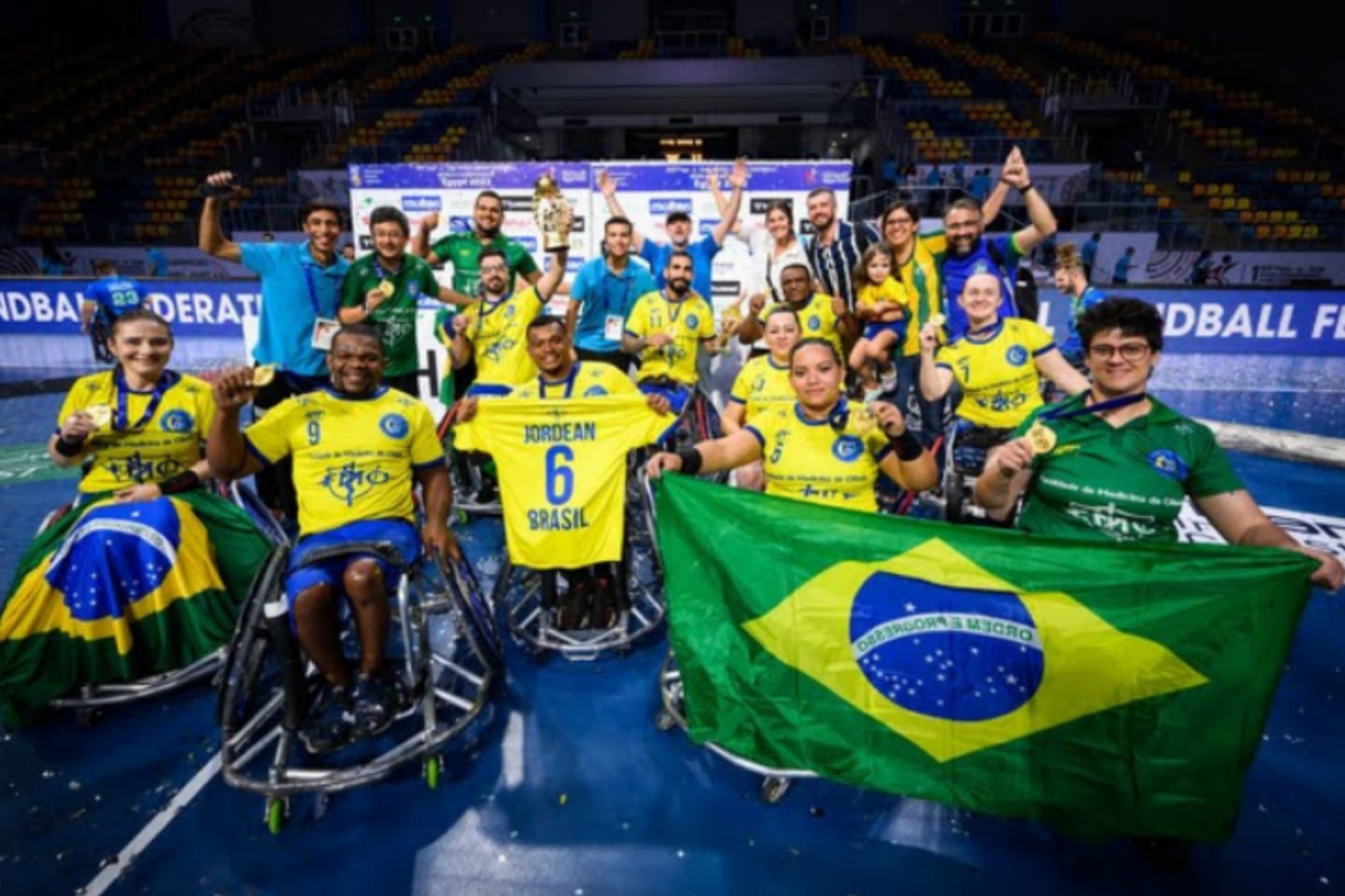 Brasil conquista primeiro Mundial de Handebol de Cadeira de Rodas
