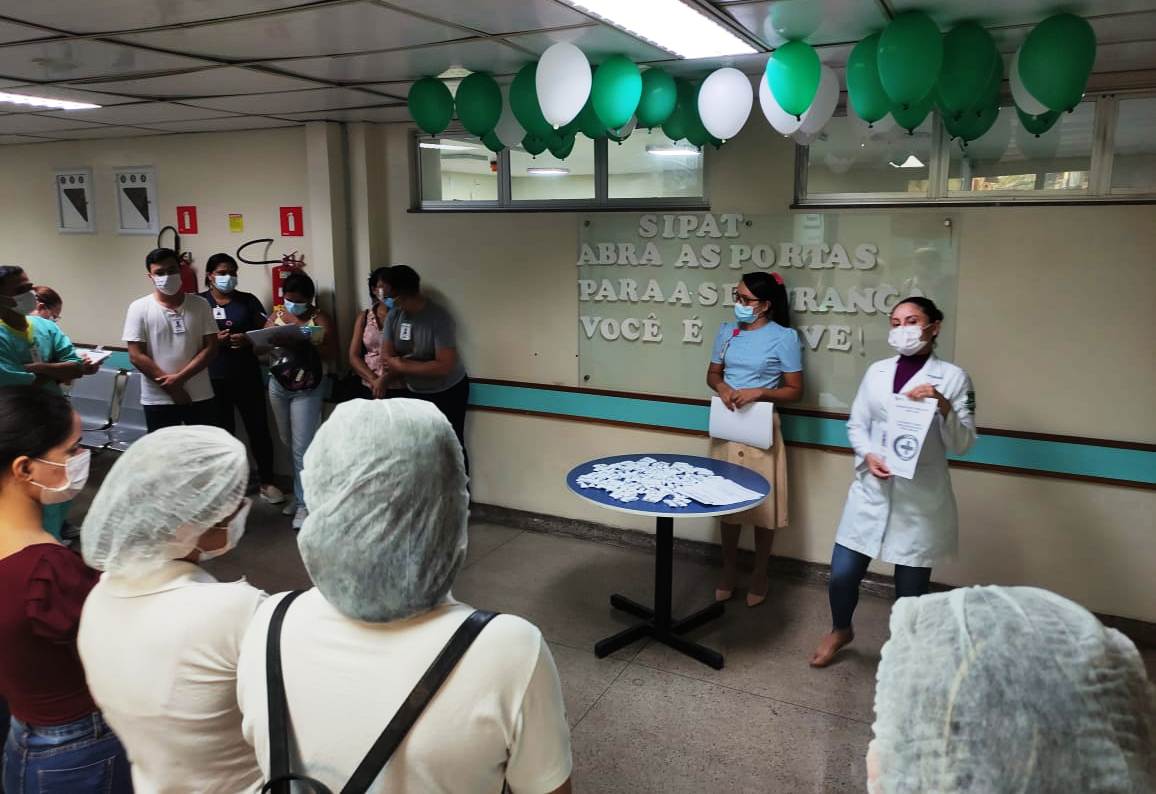 Práticas de segurança no trabalho são reforçadas no Hospital Regional de Marabá