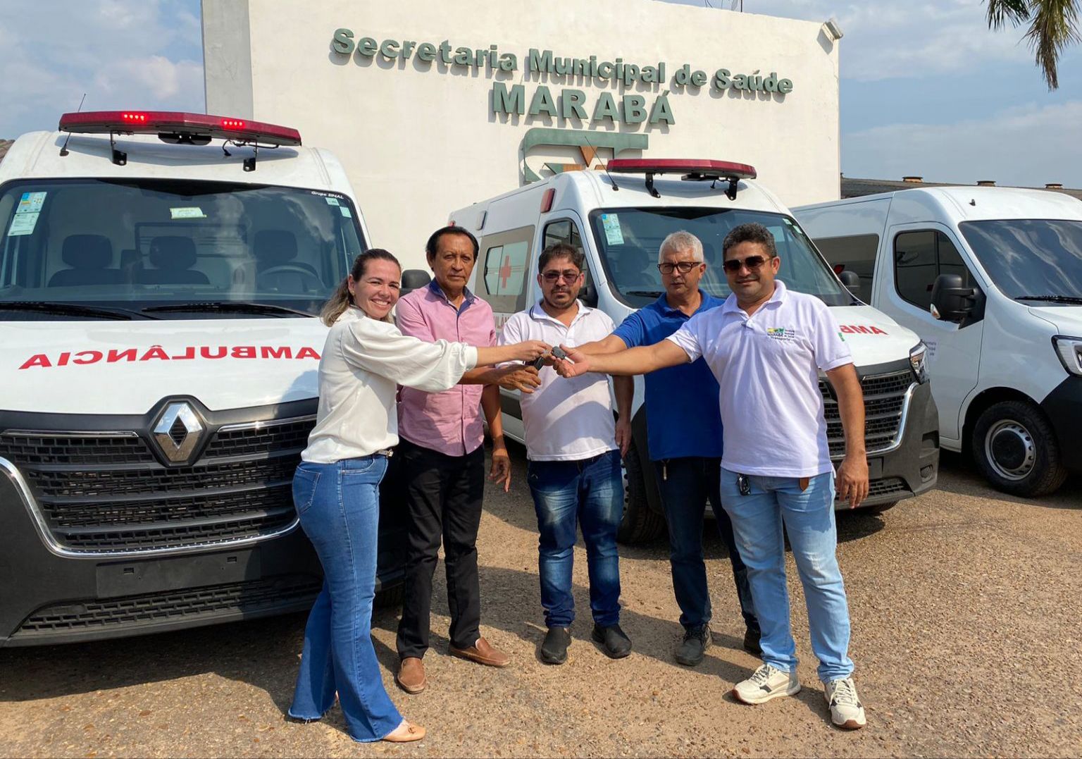 Marabá adquire mais duas ambulâncias e uma van para transporte de pacientes