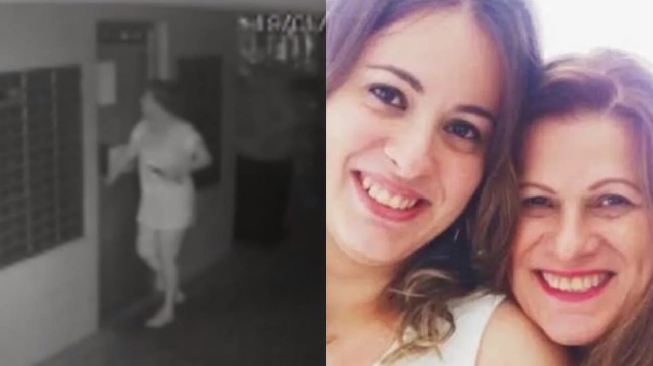 Vídeo mostra advogada acusada de matar a mãe saindo de apartamento com faca na mão
