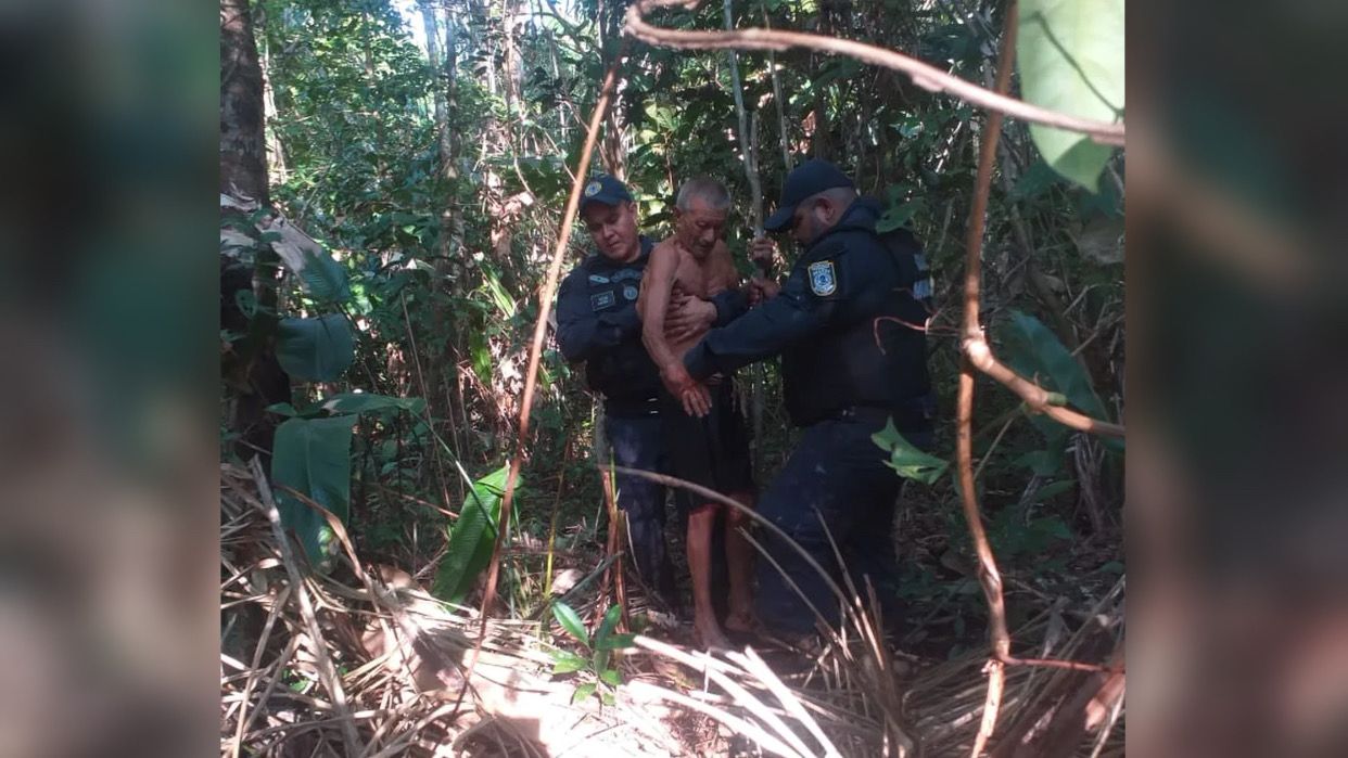Idoso de 84 anos é resgatado de mata fechada no Pará