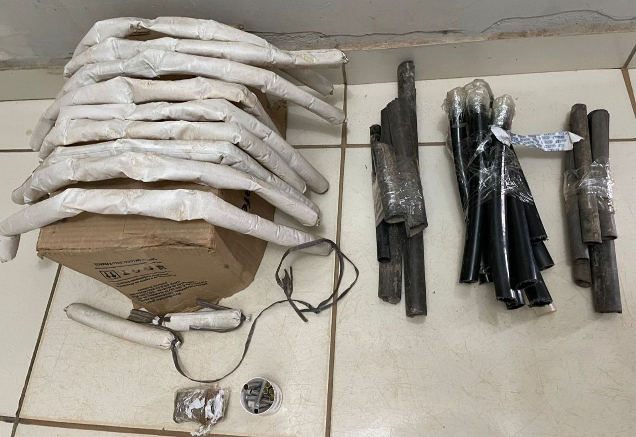 Trio é preso com 11 bananas de dinamite no sudeste do Pará