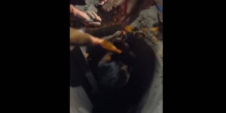 VÍDEO: Menino é resgatado por moradores após cair em bueiro na Folha 28